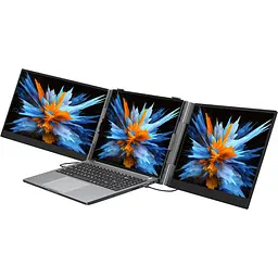 Монітор Blackview 14" DCM6 Dual Screen Portable monitor 3 in 1 Grey Black FHD IPS 60Hz (BVDCM6) - мініатюра 2