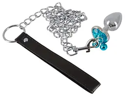 Набір анальних пробок і повідець - Butt Plug Set with a Leash - мініатюра 4