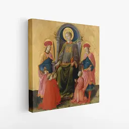 Інтер'єрна картина Святий Лаврентій, Філіппо Ліппі, Filippo Lippi, Saint Lawrence, релігійний декор, 60×60 см (id6971) - мініатюра 2