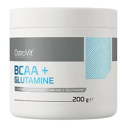 Амінокислота BCAA OstroVit BCAA + Glutamine, 200 грам - Грейпфрут