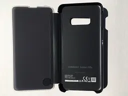 Чохол-книжка S-View Clear View Cover EF-ZG970 для Samsung Galaxy S10e (5.8") Чорний - мініатюра 4
