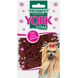 Ласощі для собак TatraPet York снекі-кісточки з куркою та яловичиною 90 г 