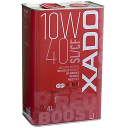 Моторна олива Xado 10W-40 SL/CF, Red Boost 4 л (ХА 26244)