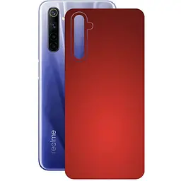 Захисна плівка StatusSKIN для Realme 6 Корпус Вініл червона, матова