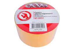 Скотч двосторонній універсальний Intertool 50 мм х 5 м пропілен - мініатюра 2