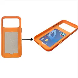 Чохол Epik PC TechWoven Hybrid with MagSafe для Apple iPhone 17 Pro (6.3) Orange / Brown - мініатюра 2