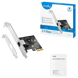 Мережева плата Cudy PE25, 2.5G PCI Express Adapter - мініатюра 3