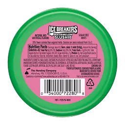 Льодяники драже Ice Breakers Watermelon Slushie Sugar Free Mints - мініатюра 2
