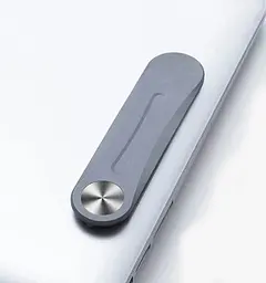 Магнітний тримач для телефону OLAF Aluminium 12х3 см Сірий - мініатюра 2