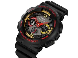 Чоловічий наручний годинник 2118BKRD Black-Red Skmei acs0030266 - мініатюра 4