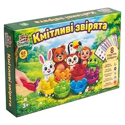 Настільна гра Кмітливі звірятка 65 дет. Різнокольоровий (SR-113-N-1662)