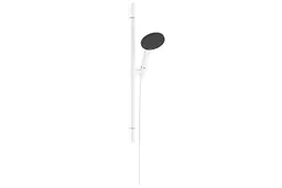 Душовий гарнітур Hansgrohe Raindance Alive Select S EcoSmart зі стійкою Unica S Puro 65 matt white 24602700