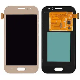 Дисплей Samsung J110 Galaxy J1 Ace Duos/J111F золотистий, Amoled, оригінал PRC