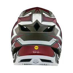 Велошолом Troy Lee Designs D4 Composite Helmet Ever M Red/Green (1106-140531003) - мініатюра 6