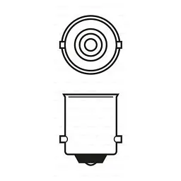 Автолампа Bosch 4W (1 987 302 817) - мініатюра 6