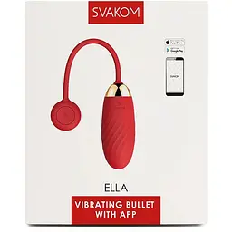 Віброяйце Svakom Ella Red - мініатюра 8