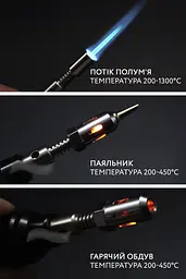 Комплект для паяння у футлярі з газовим паяльником - мініатюра 11