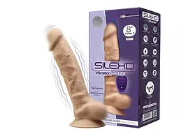 Фалоімітатор з вібрацією SilexD Vetus Vibro Flesh (MODEL 1 size 8in) SILEXD SO8213 95659