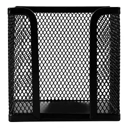 Бокс для паперу Buromax металевий 10х10х10 см чорний (BM.6215-01) - мініатюра 2