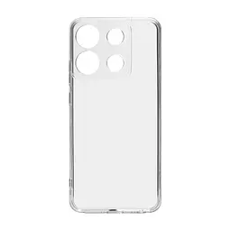 Прозрачный чехол для Infinix Smart 7 (X6515) с защитой камеры, тонкий, силиконовый, бесцветный, ударопрочный, противоударный бампер с закрытой камерой, ArmorStandart (ARM68455)