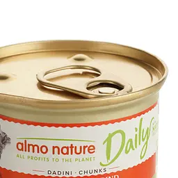 Вологий корм для котів Almo Nature Daily Menu Cat шматочки в соусі з яловичиною 85 г - мініатюра 3