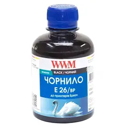 Чорнило WWM EPSON XP-600/XP-605/XP-7005 (Black Pigment) (E26/BP)
