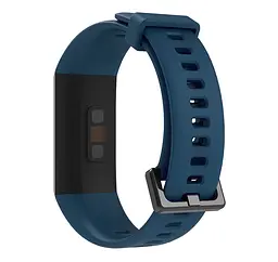 Силіконовий ремінець Primo для фітнес браслета Huawei Band 4 Dark Blue - мініатюра 3