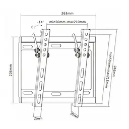 Кронштейн Brateck LP34-22T - мініатюра 6