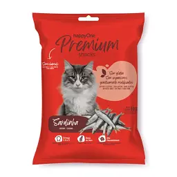 Ласощі для котів happyOne Premium Cat Snack Sardine з сардиною 50г