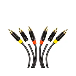 Кабель мультимедійний 3xRCA M to 3xRCA M 1.5m PowerPlant (CA911745) - мініатюра 2