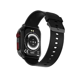 Смарт-годинник Smart Watch iMiki Frame2 AMOLED 2.01 (410x502) 300мАч Black - мініатюра 7