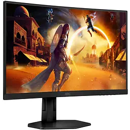 Монітор AOC TFT 27` C27G4ZXU, Fast VA, вигнутий, 280Hz, 2xHDMI, DP, USB-hub, HAS, колонки, чорний - мініатюра 2