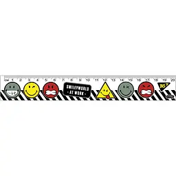 Лінійка Yes 20 см Smiley World хлопчик (370560)