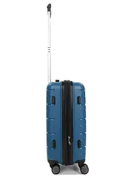 Валіза маленька S поліпропілен Worldline Airtex 282 46л 54×36×23см Синій - мініатюра 8