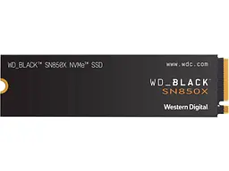 Накопичувач SSD Western Digital m.2 NVMe 2TB WD Black SN850X (WDS200T2X0E)