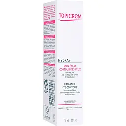 Крем для контуру навколо очей Topicrem Hydra+ Radiance Eye Contour 15 мл - мініатюра 4
