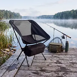 Крісло туристичне ультралегке розкладне Outtec Moon Chair Light з чохлом чорний - мініатюра 7