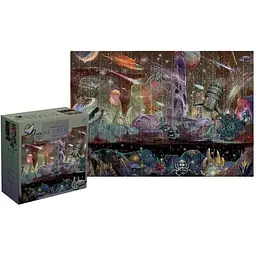Пазли тришарові Interdruk Metallic Fantasy Mysterious City 500 шт. (385604) - мініатюра 3