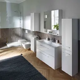 Тумба з умивальником Geberit Selnova Square 100 см 501.244.00.1 Білий - мініатюра 2
