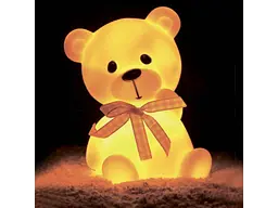Нічник EUROLAMP "Bear Light" 4,5W 2700K 1,6V на батарейках 3xLR44 (120) - мініатюра 4