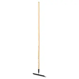 Граблі Fiskars Solid з дерев'яною ручкою 14 зубців (1011598)