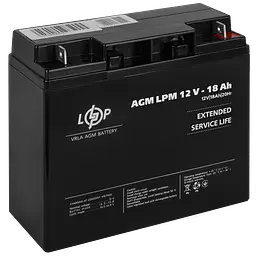 Аккумулятор AGM LPM 12V - 18 Ah - мініатюра 2