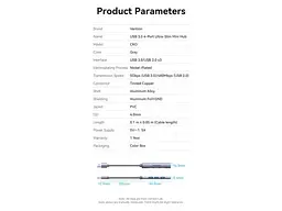 USB-хаб Vention 4in1 0.15m Grey (CKOHB) - мініатюра 10