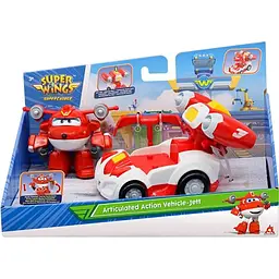 Ігровий набір Super Wings Supercharge Articulated Action Vehicle Джетт (EU740991V) - мініатюра 7