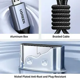 Кабель мультимедійний HDMI M to HDMI micro M 1.0m V2.1 8K60Hz HD164 black Ugreen (15516) - мініатюра 8