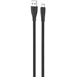 USB Cable Hoco X42 Soft Silicone Type-C Black 1m