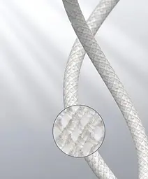 Кабель Baseus High Density Braided Type-C to Lightning PD 20W (1m) white (CATLGD-02) - мініатюра 6