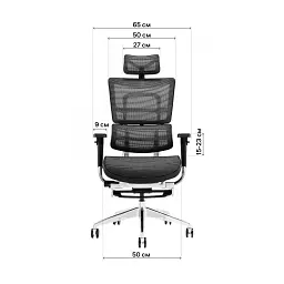 Офісне крісло GT Racer X-802L Black (X-802L Black (W-21)) - мініатюра 7