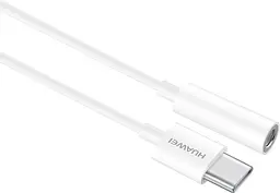 Перехідник Huawei type-c to 3.5 white original - мініатюра 2