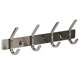 Планка з гачками Globus Lux SQ 9435-4, Хром матовый